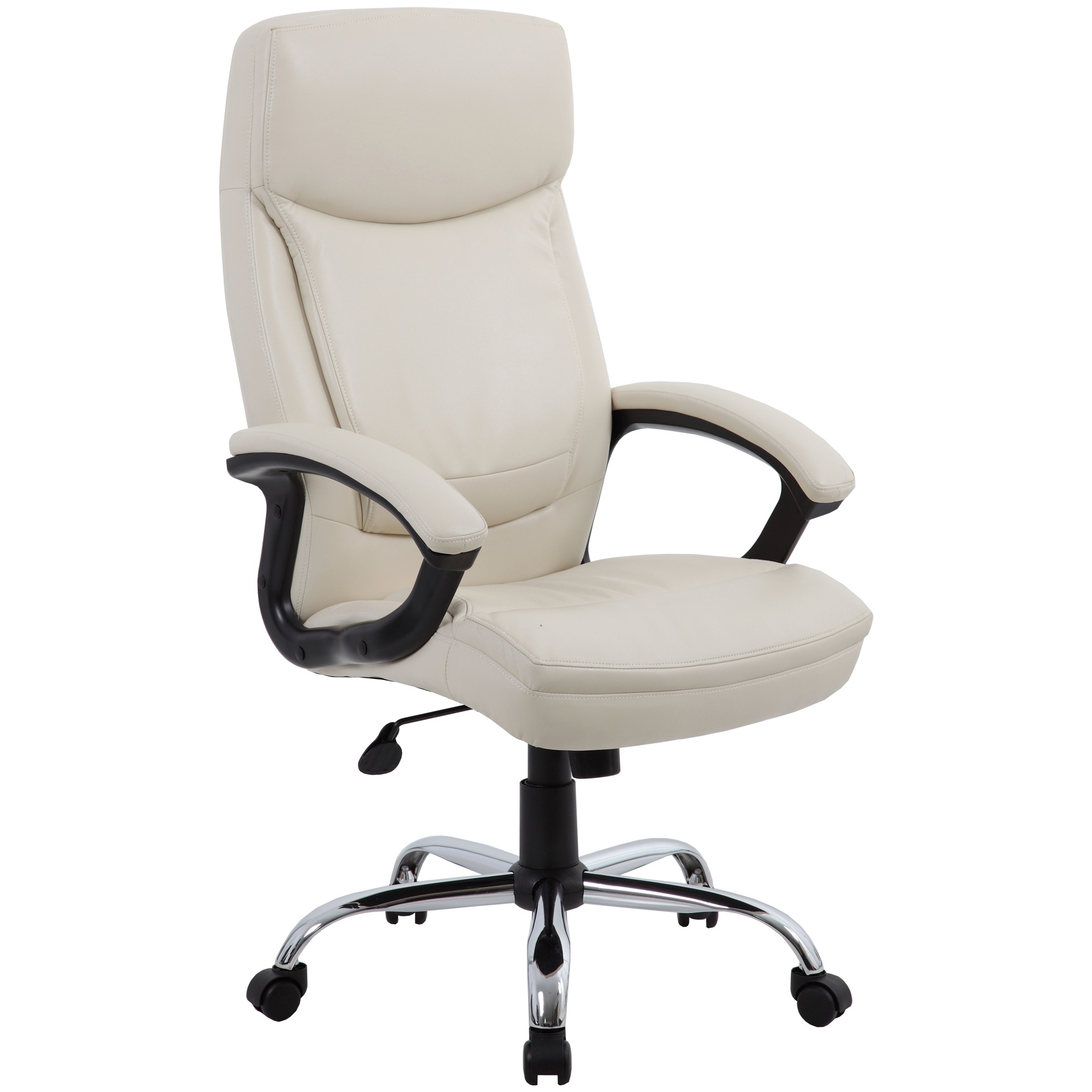Modena Cream High Back Leather Manager Chairs Executive Office Chairs