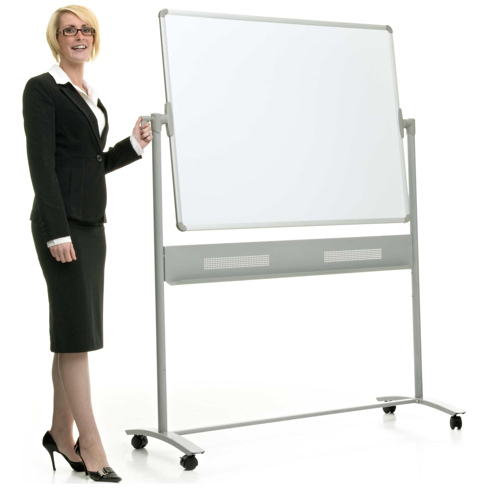 Province Mobile Revolving Dry Wipe Boards Whiteboards