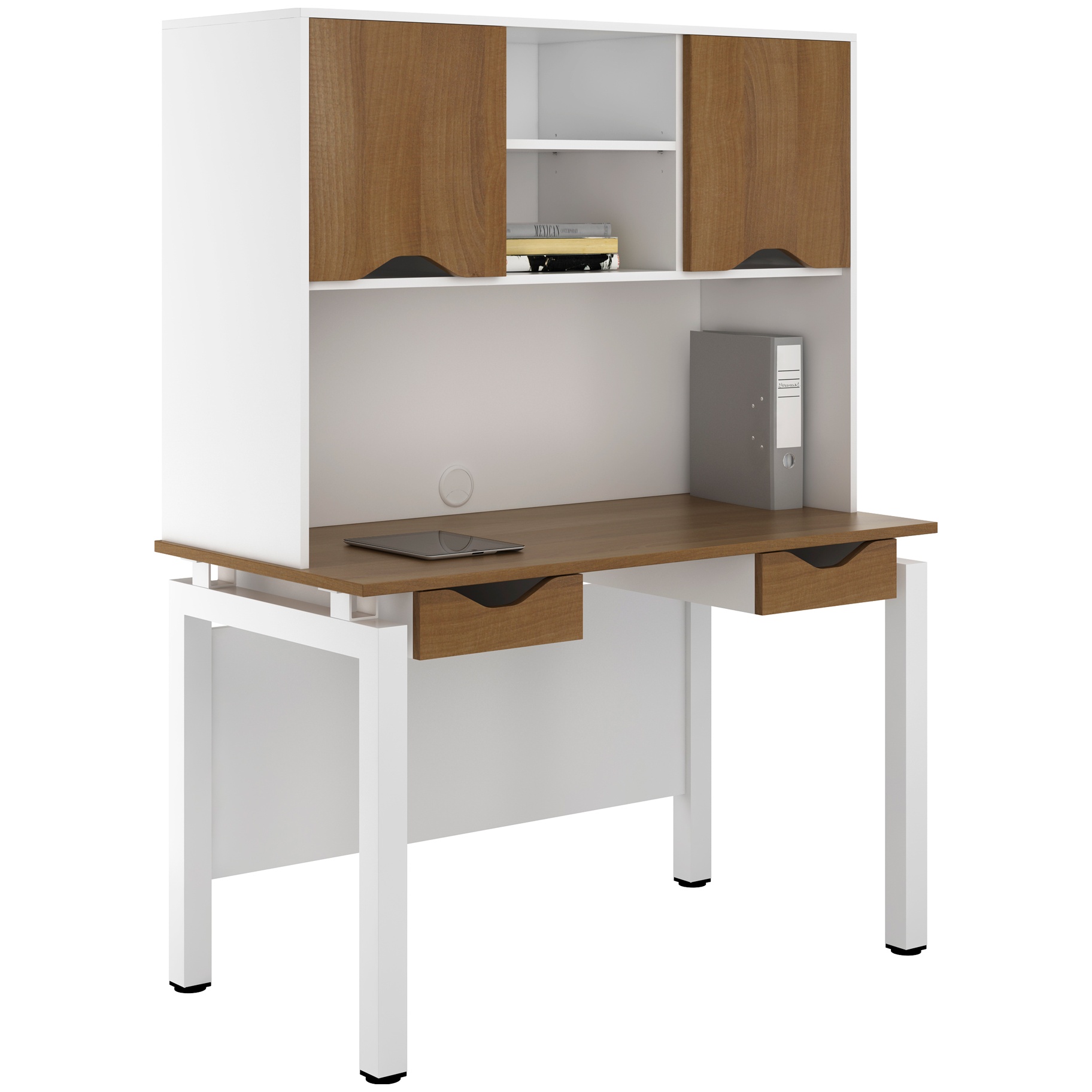 NEXT DAY Engage Sylvan Double Drawer Desks With Closed Storage Home