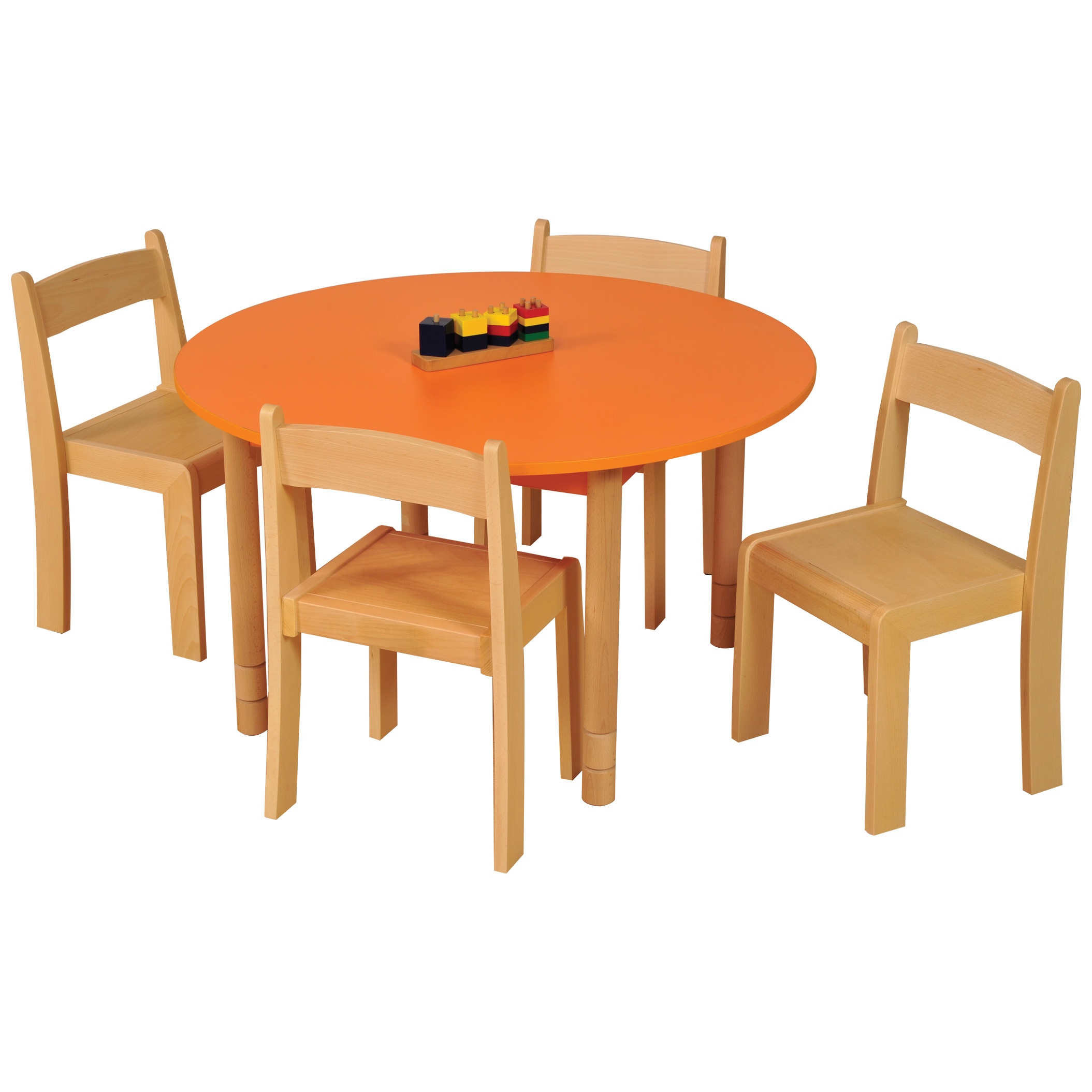 Height Adjustable Circular Classroom Table | Height Adjustable Tables