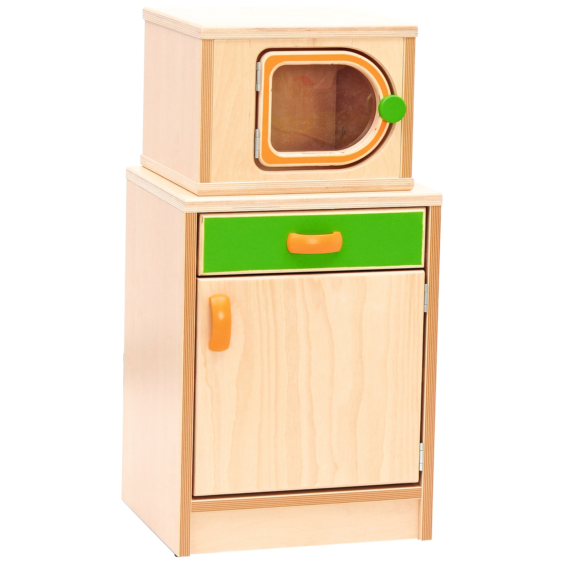 Premium Cupboard with Microwave Activity Role Play 