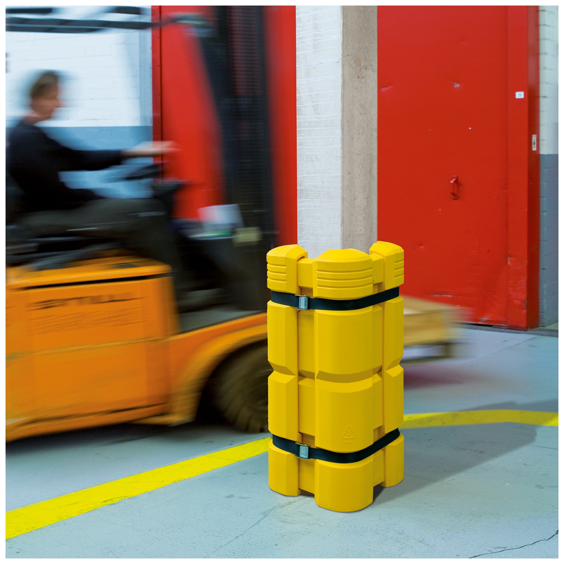 TRAFFICLINE Plastic Column Protectors Impact Protection