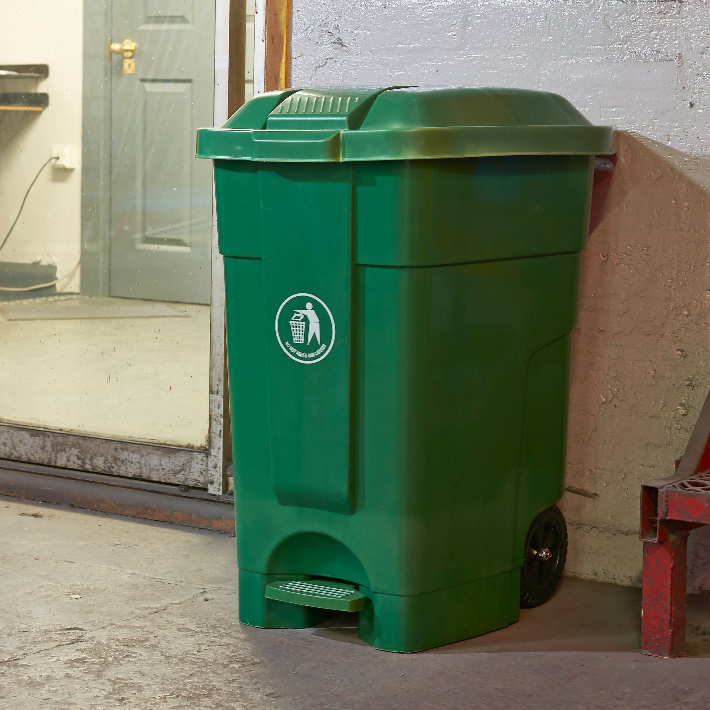 Wheelie Bin with Foot Pedal All Waste Bins