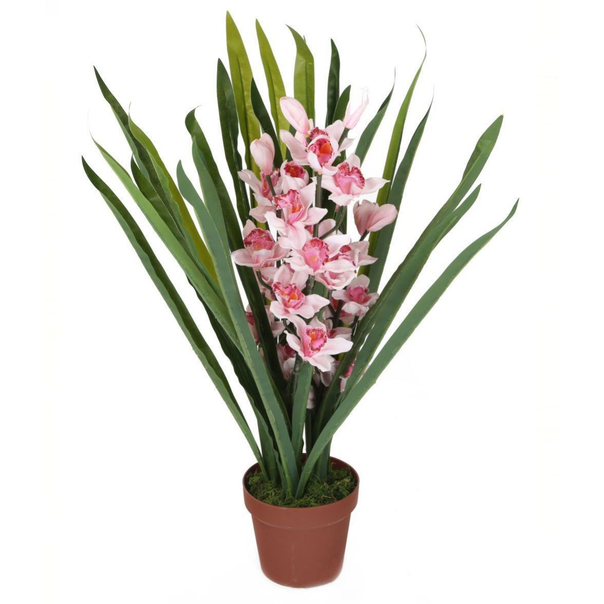 Artificial Pink Cymbidium Orchid Plant Artificial Plants