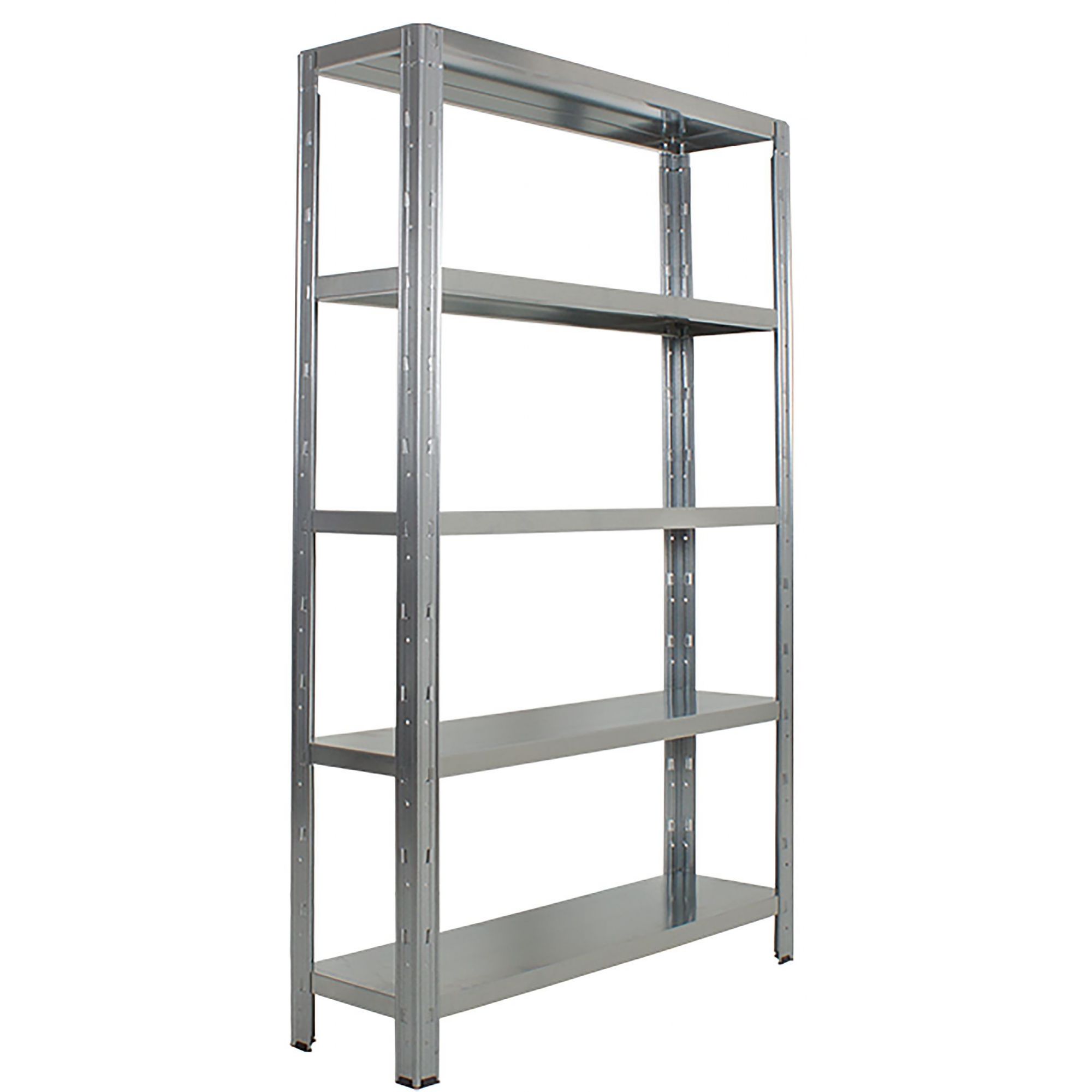 Extra Wide Galvanised Budget Boltless Shelving System Galvanised Shelving