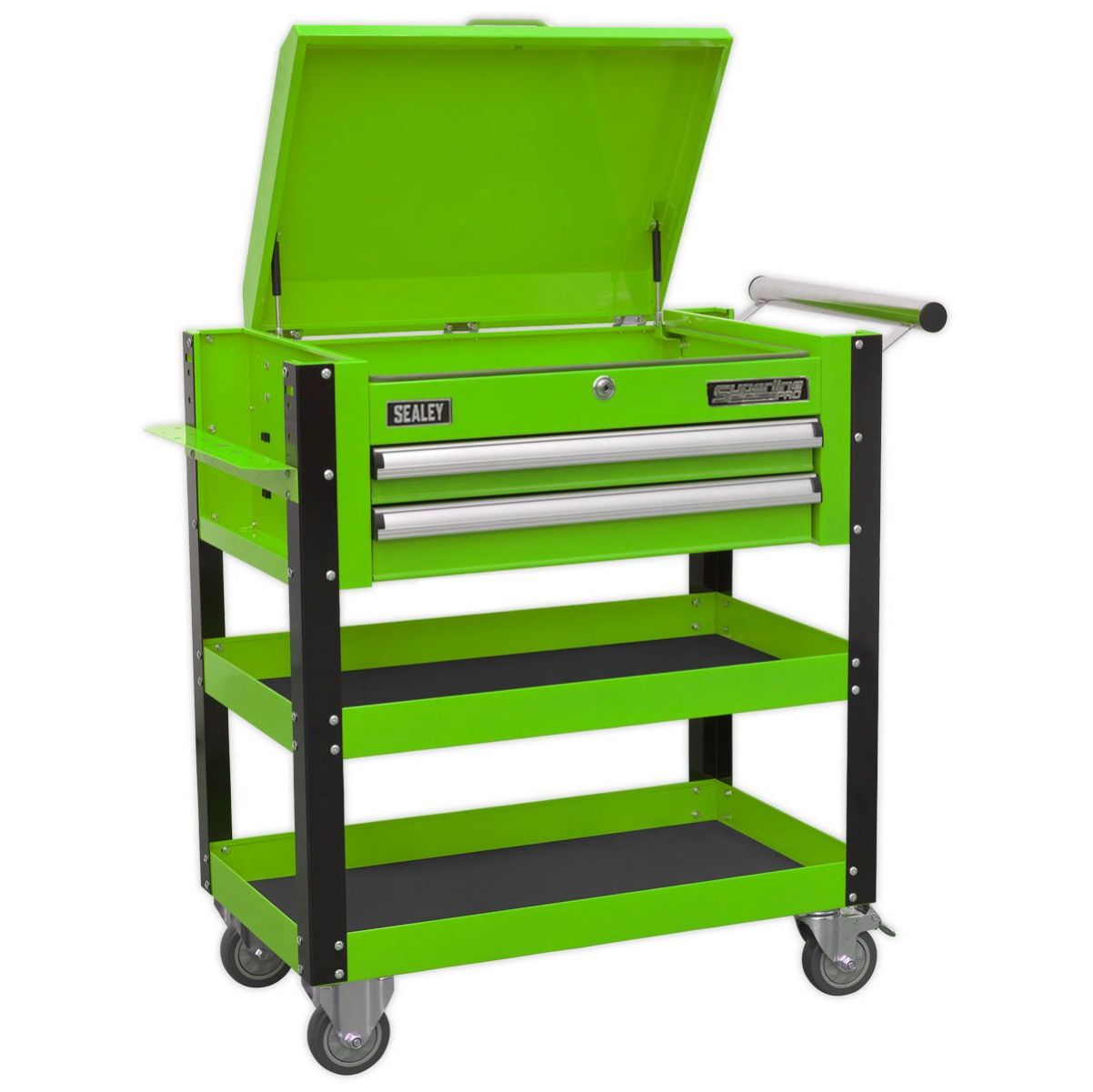 Sealey Heavy Duty Mobile Tool Trolley With Lockable Top 