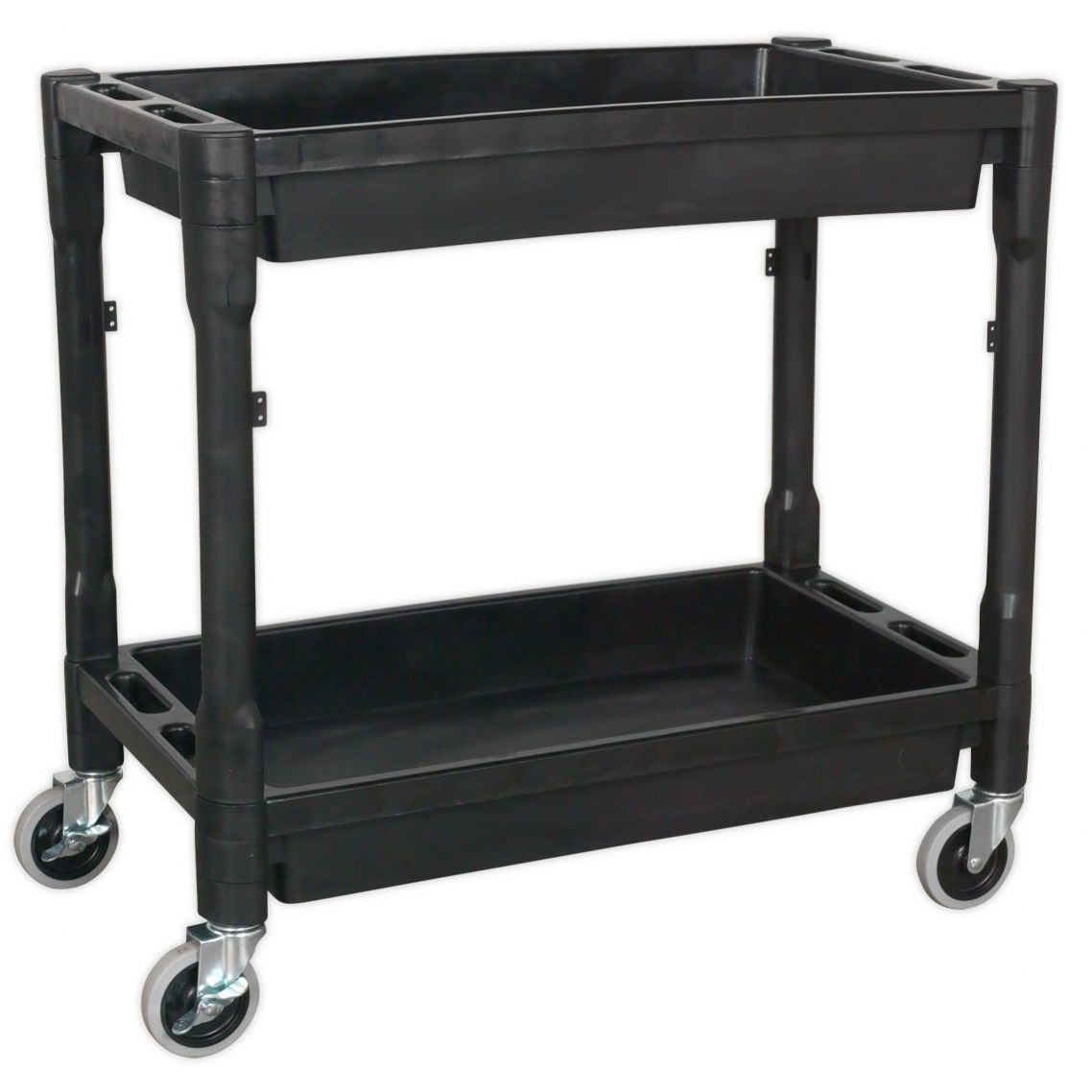 Sealey Heavy Duty 2 Level Composite Trolley with 80Kg Shelf