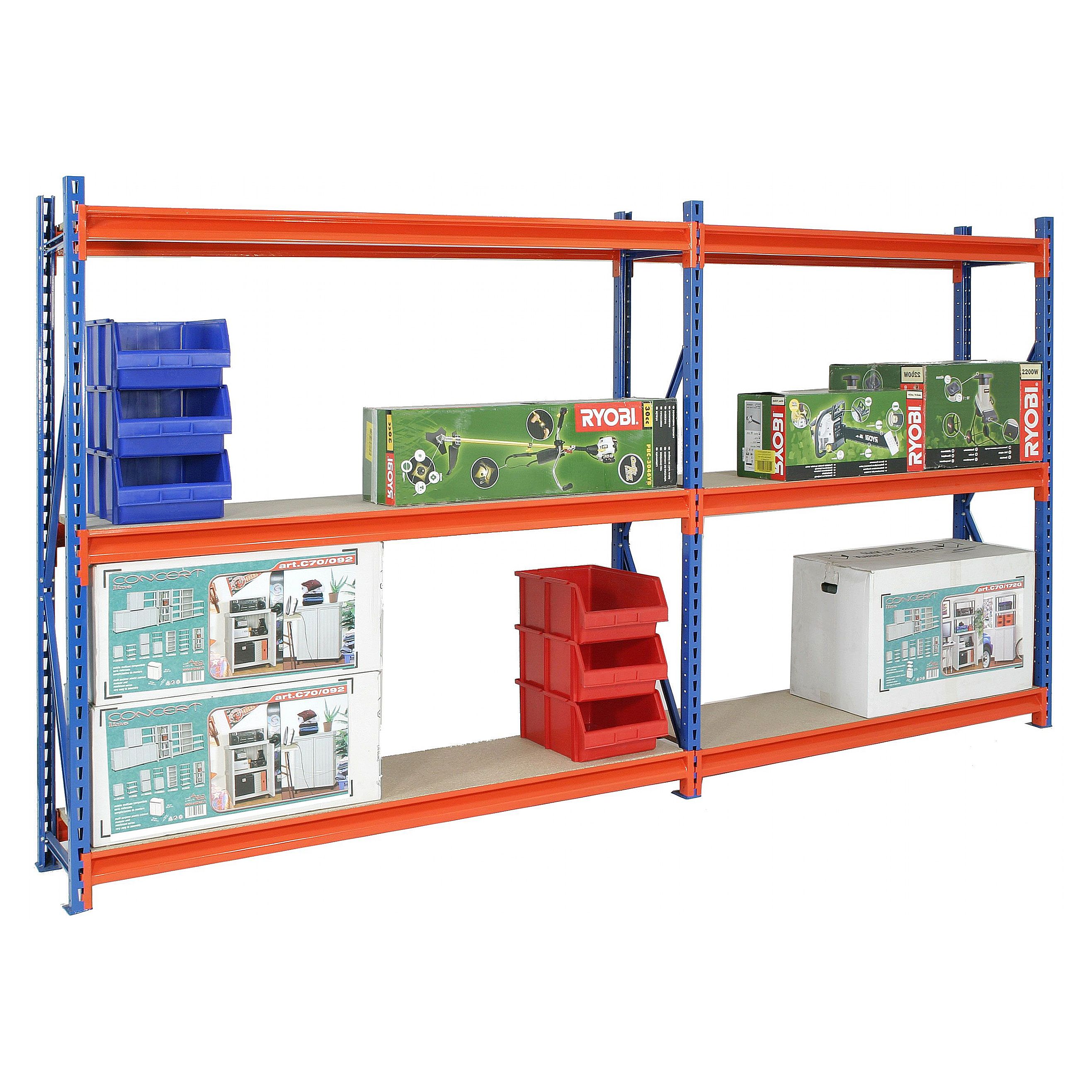 Longspan Heavy Duty Shelving 1830H with 3 Shelves Longspan Shelving