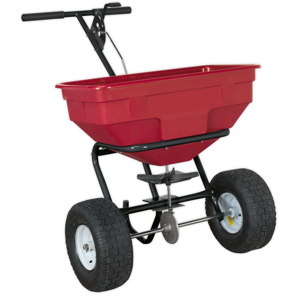 Sealey 57kg Walk Behind Broadcast Spreader | Salt & Fertiliser Spreaders