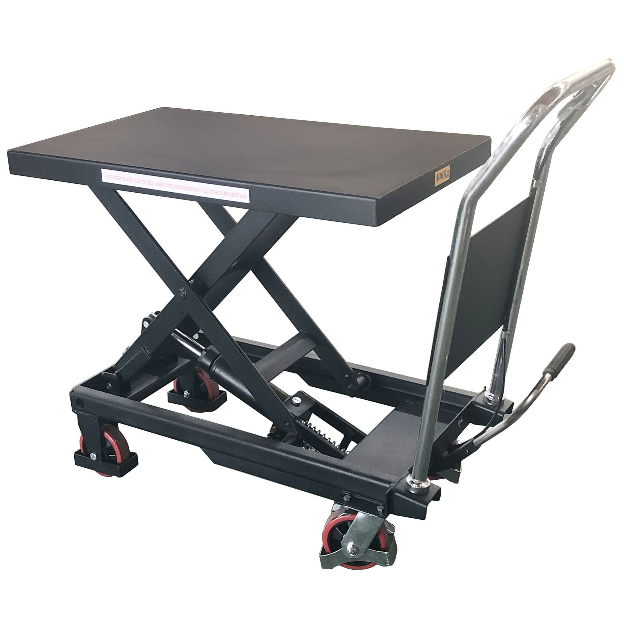 Newpo 500kg Mobile Scissor Lift Table Trolley Scissor Lift Tables