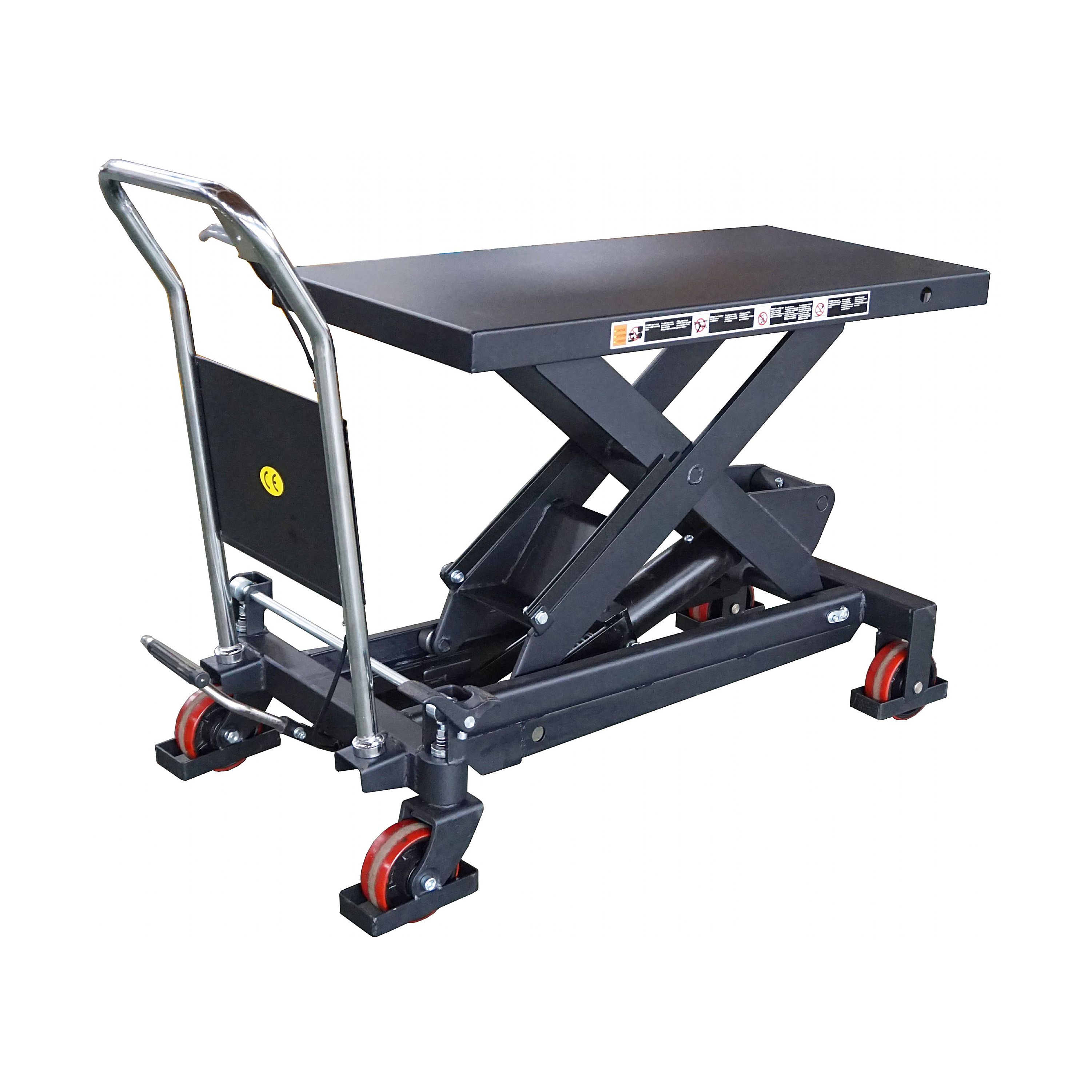 Newpo 1000kg Mobile Scissor Lift Table Trolley Scissor Lift Tables