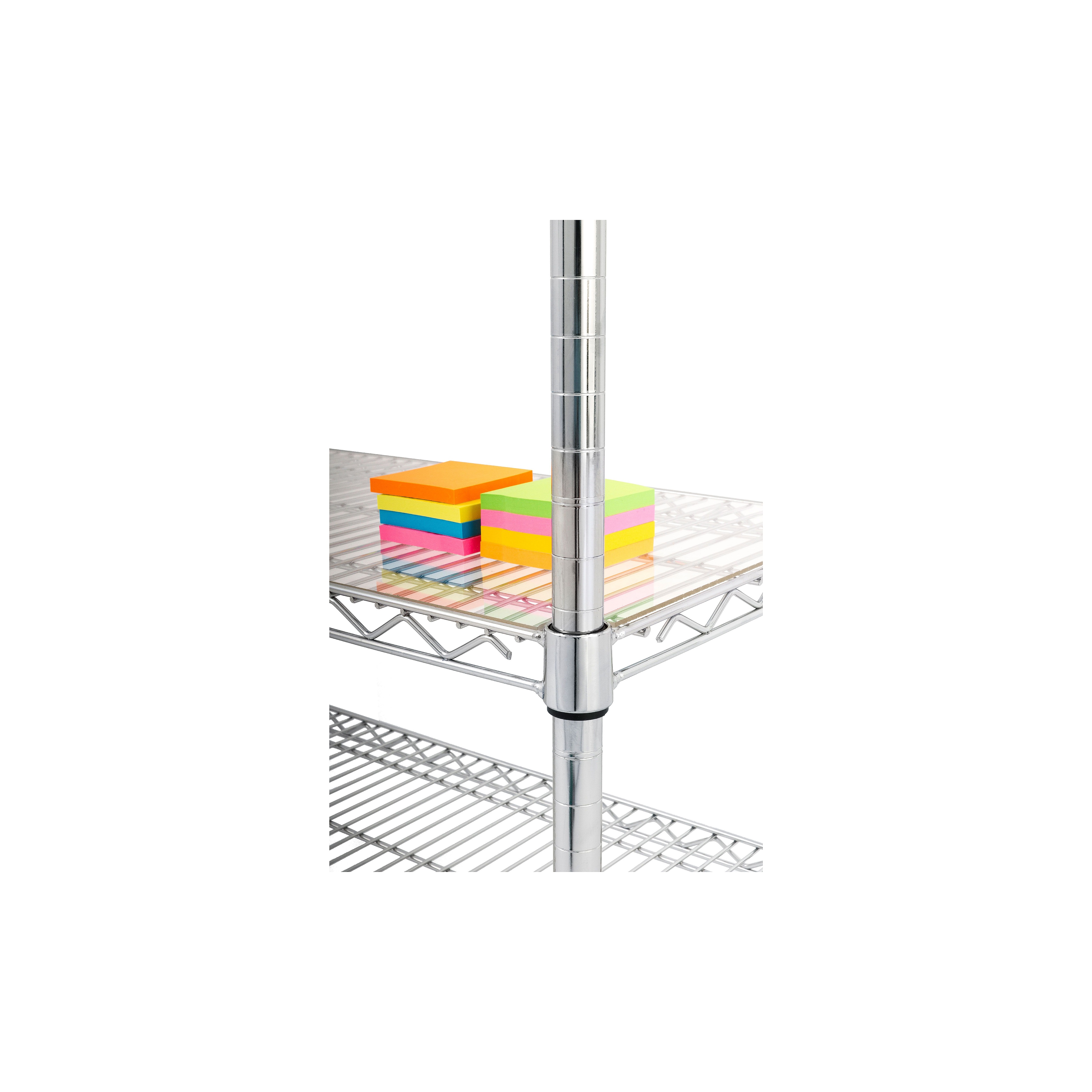 Acrylic Shelf Covers for Chrome Wire Shelving Bays Storage & Shelving