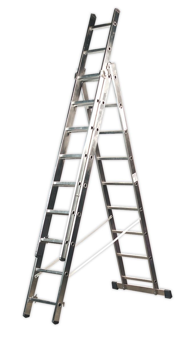 Sealey Aluminium Extension Combination Ladders EN 131 Combination Steps/Ladders