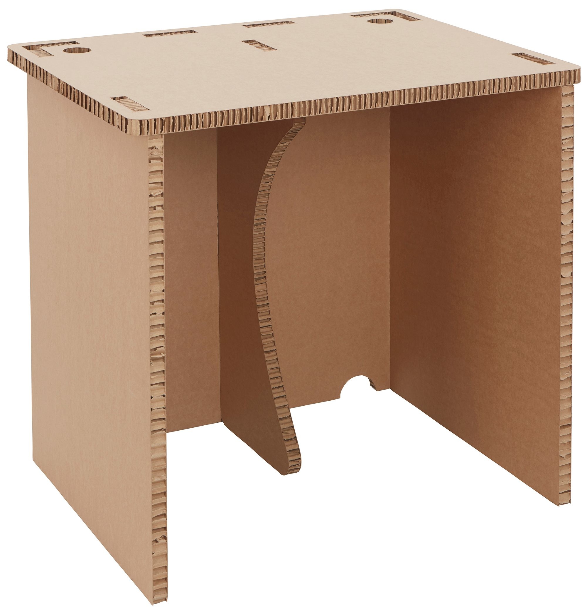 Pop Up Cardboard Home Office Desk Rectangular Office Desks